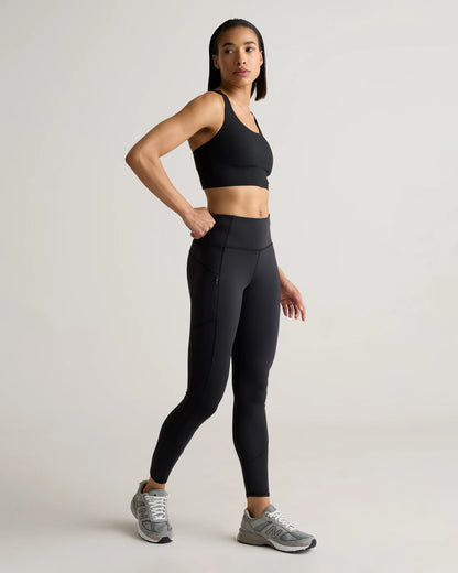 Power-Up Long Line Strappy Sports Bra - XS / Classic White