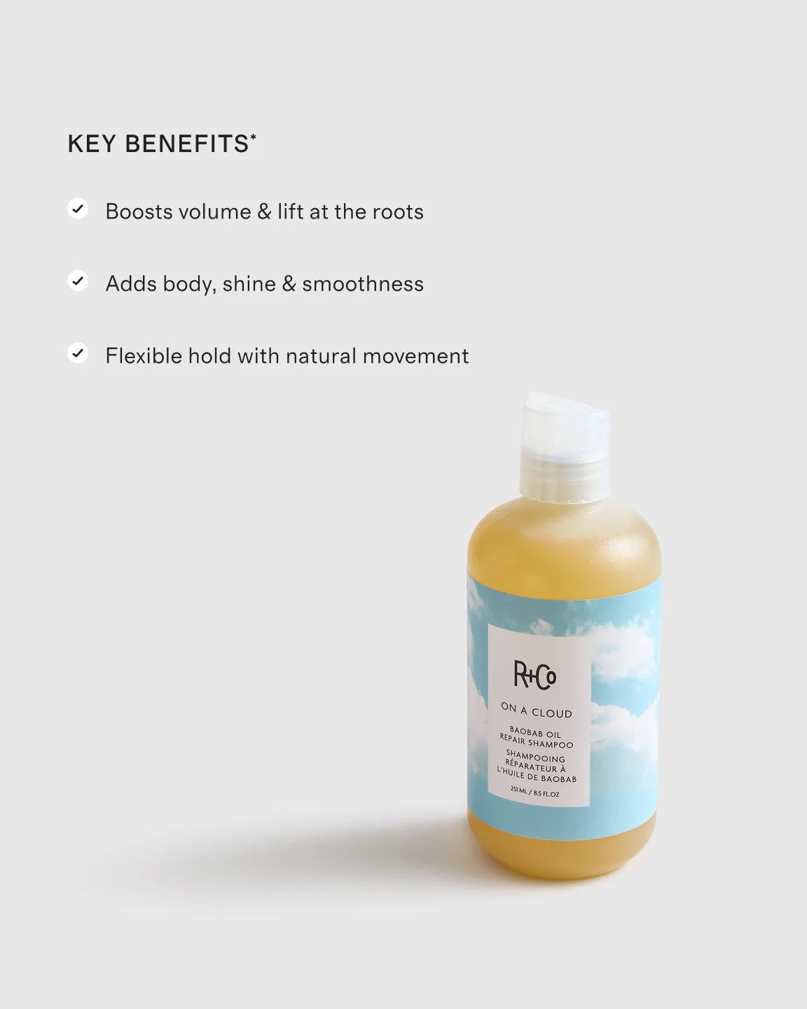 On a Cloud Bond Building Repair Shampoo by R+Co - One Size / No Color