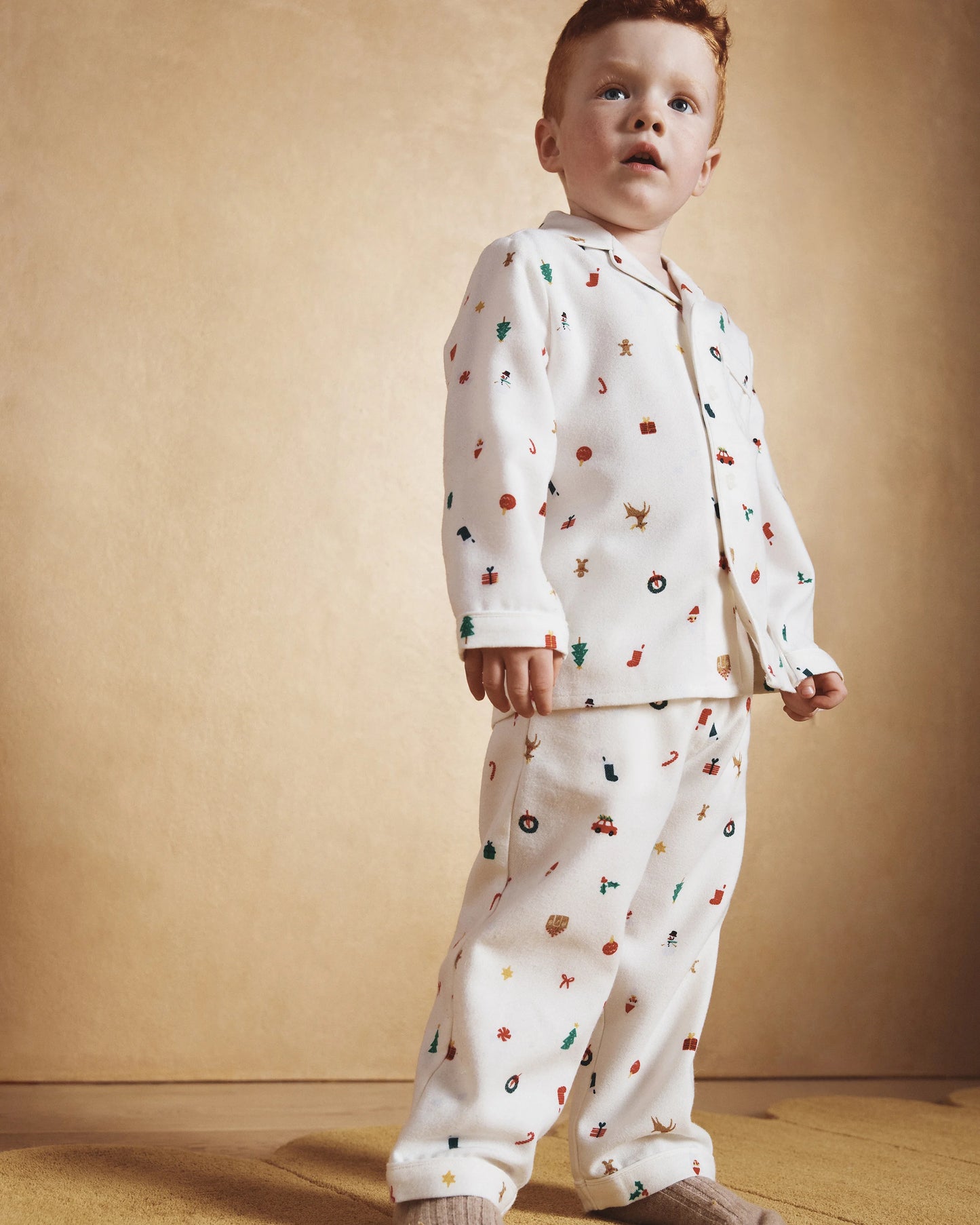 Holiday Flannel Pajama Set - 2T / Multi Holiday