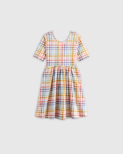 Organic Cotton Skater Dress - 2T / Sweet Cherries