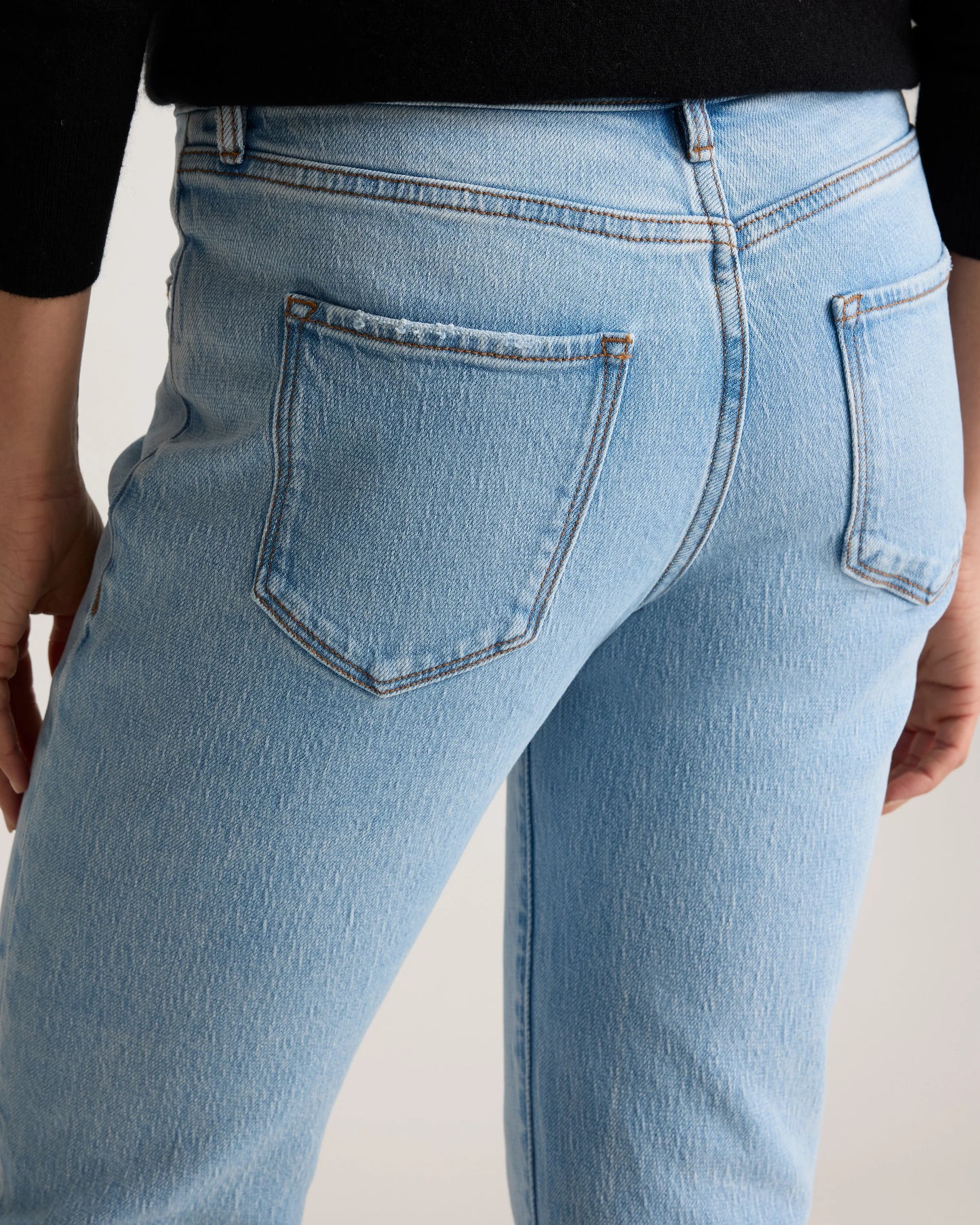 Luna Stretch Slim Boyfriend Jeans - 24 / Stormy Blue
