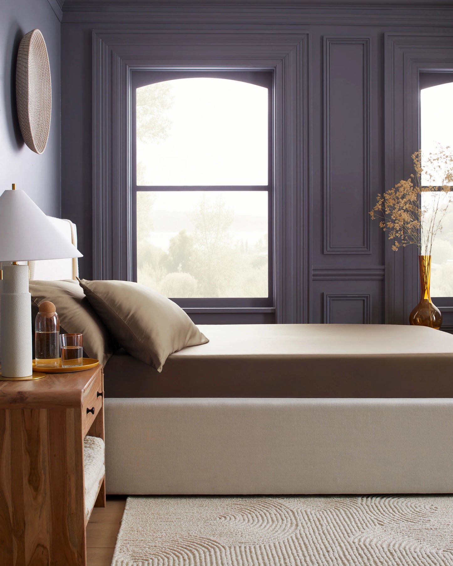 Bamboo Fitted Sheet Set - Twin / Sand