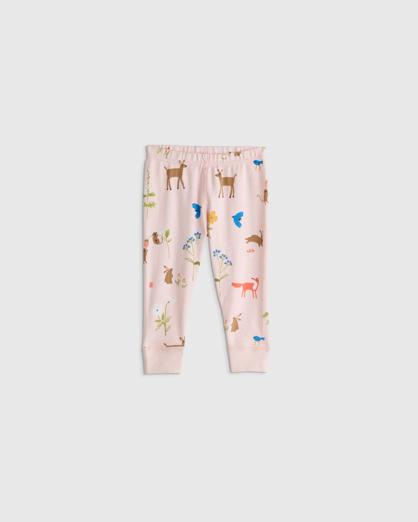 100% Organic Cotton Short Sleeve and Pant Pajama Set - 12-18M / Planets