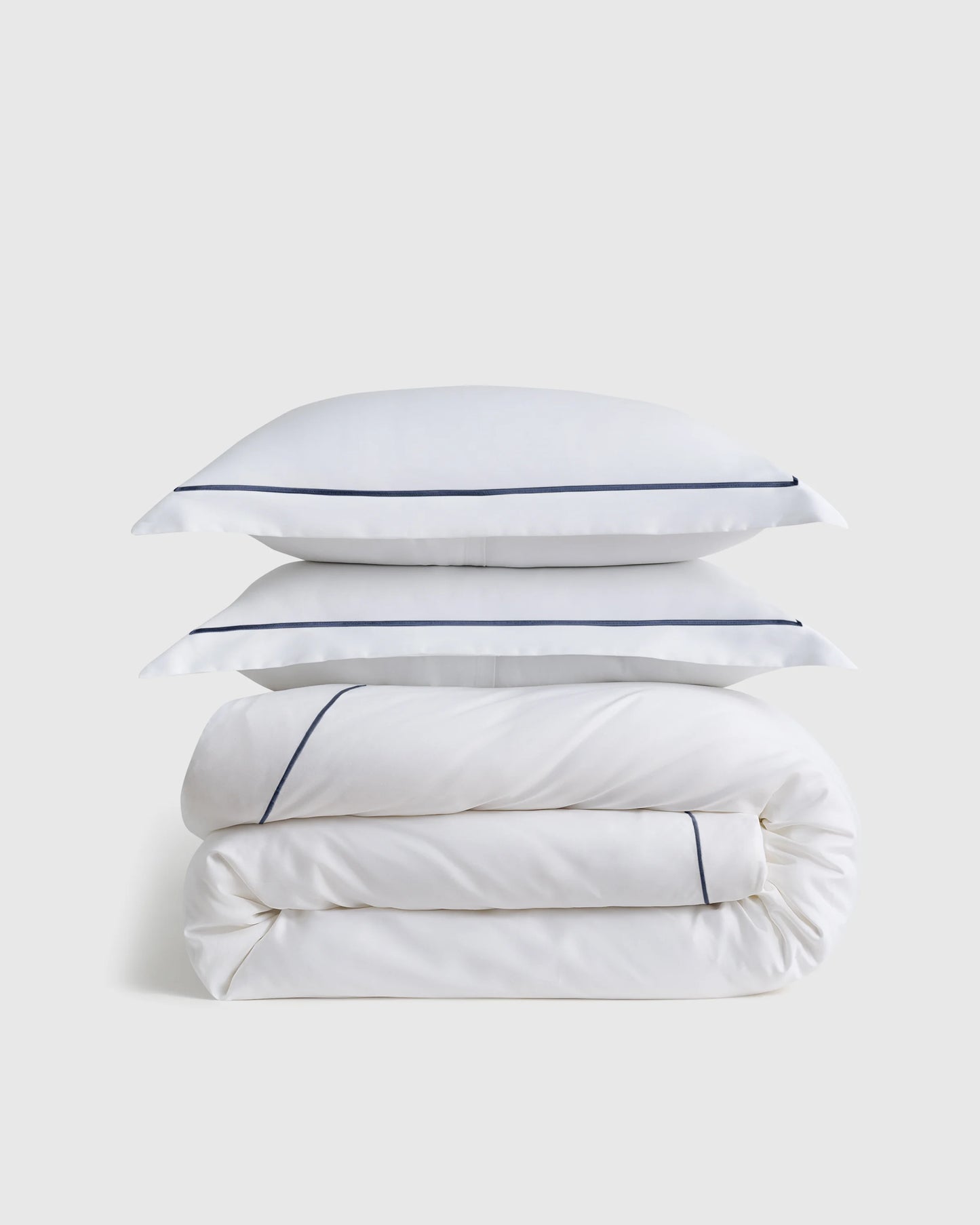 Signature Giza Cotton Sateen Duvet Cover Set - Twin / Sand