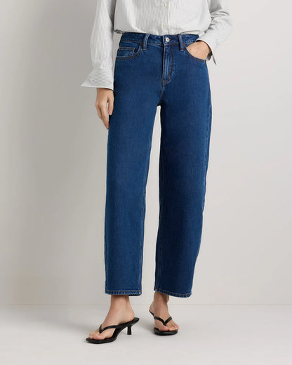 Bella Stretch Barrel Jeans - 24 / Cool Blue
