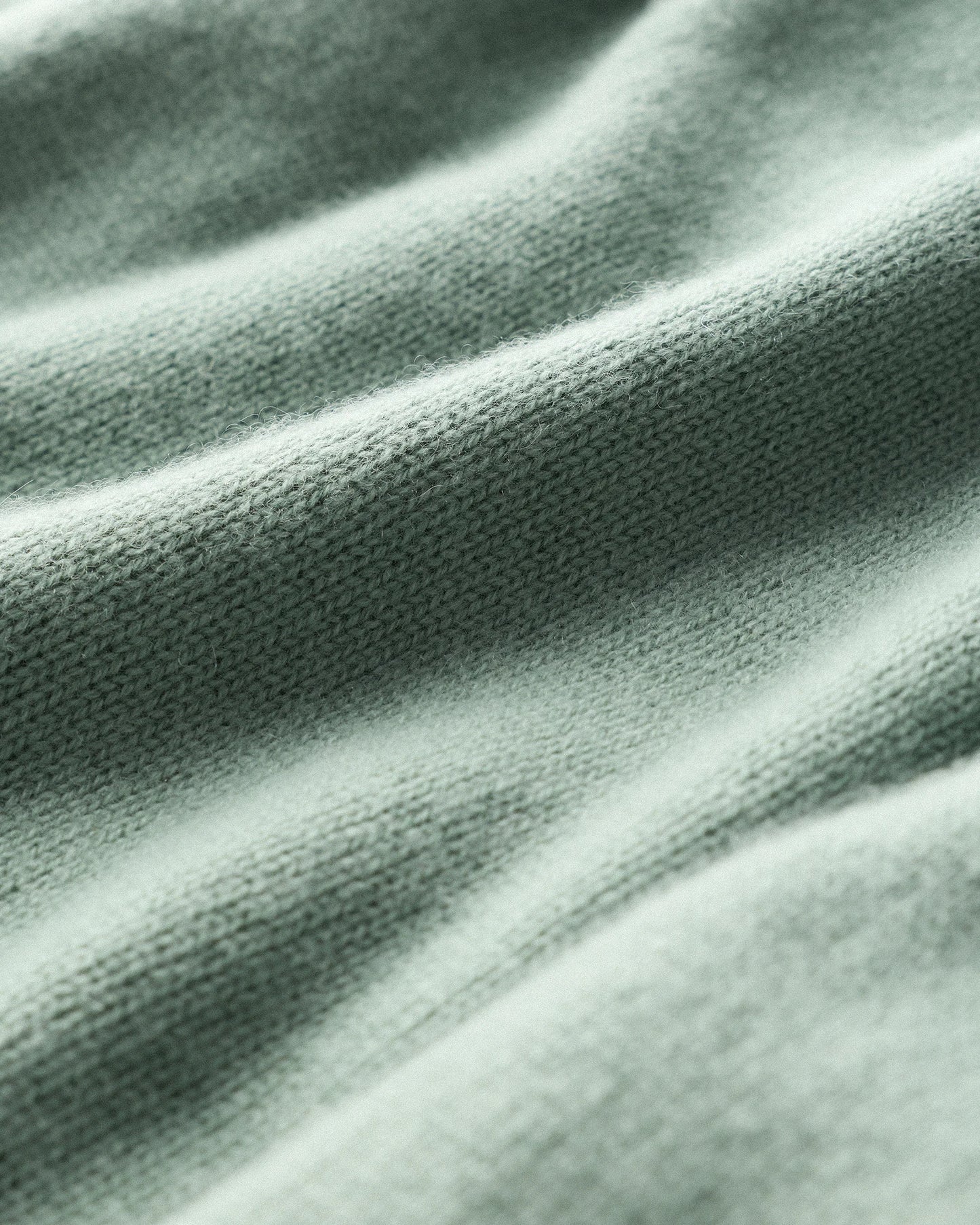 Mongolian Cashmere Boxy Crewneck Sweater - XS / Faded Denim/Brown/Ivory Variegated Stripe