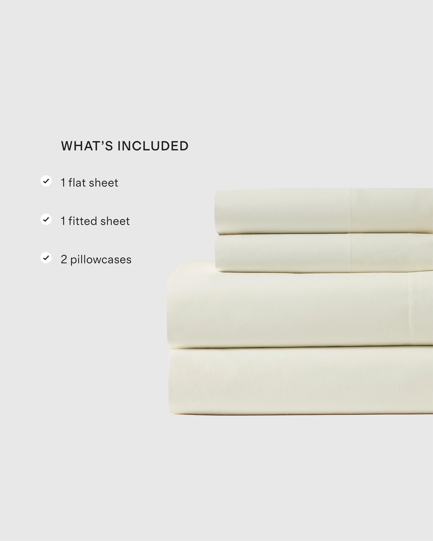 Organic Crisp Percale Sheet Set - Twin / White