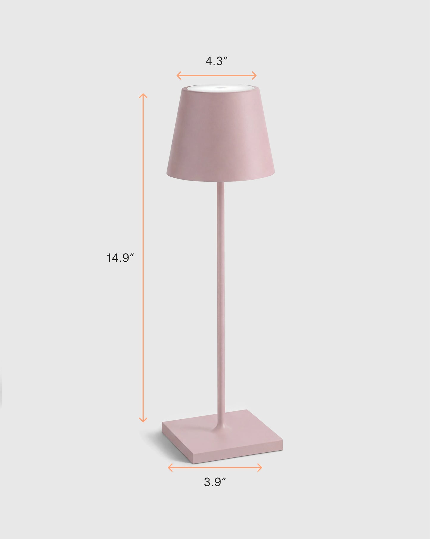 Poldina Pro Rechargeable Table Lamp by Zafferano - Regular / White