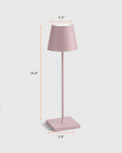Poldina Pro Rechargeable Table Lamp by Zafferano - Regular / White