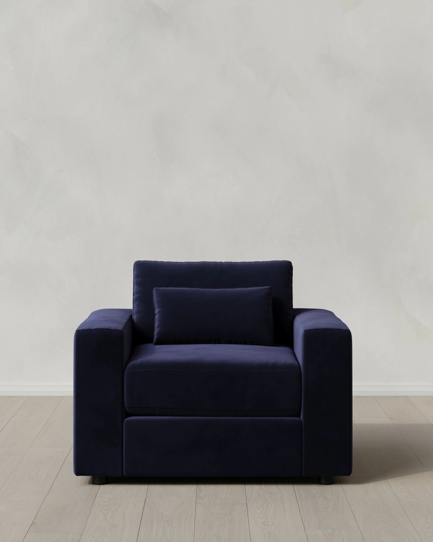 Ashford Deep Seat Chair and a Half in Performance Velvet - 46" / Caramel
