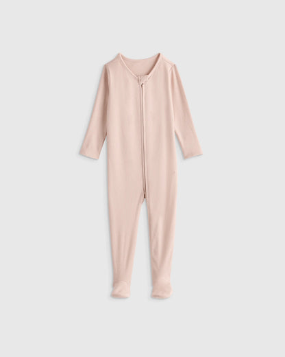 Softest Rib Footie - 12-18M / Sage Green