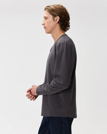 Flex Curve Long Sleeve Tee (3-Pack) - S / Black