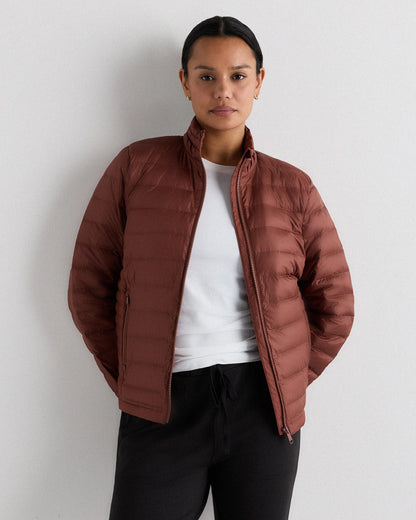 Lightweight Down Packable Puffer Jacket - XS / Black