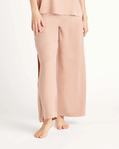 100% Washable Silk Pajama Pants - XS / Indigo