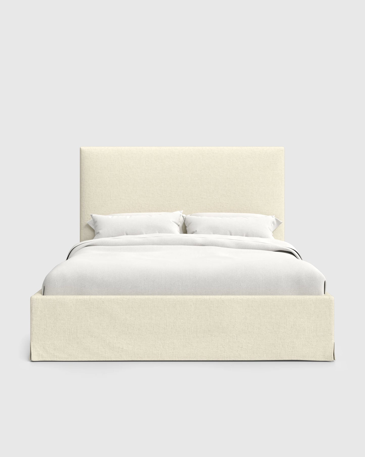 Slipcover Bed in Performance Linen - Full / Ivory