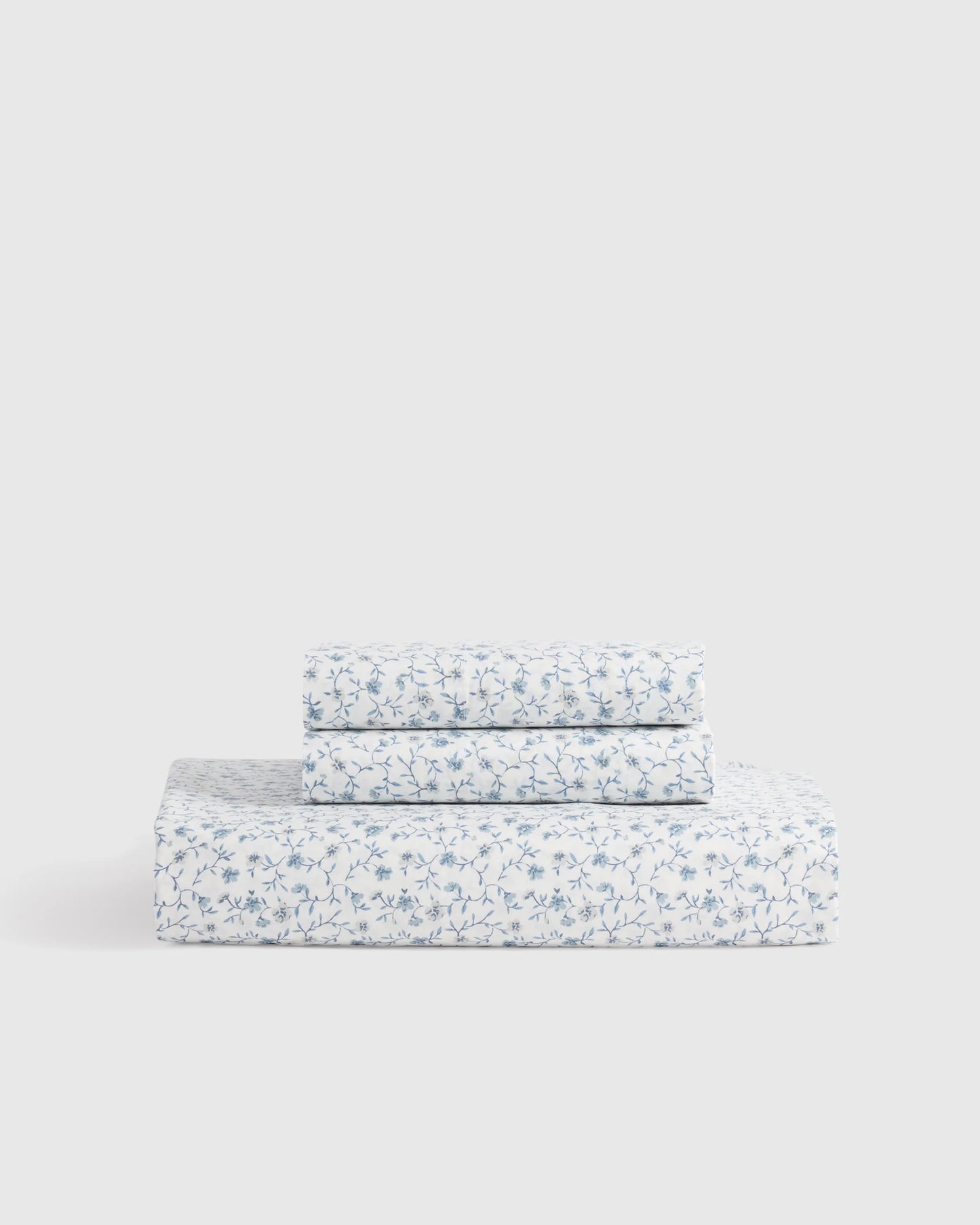Organic Crisp Percale Fitted Sheet Set - Twin / Espresso