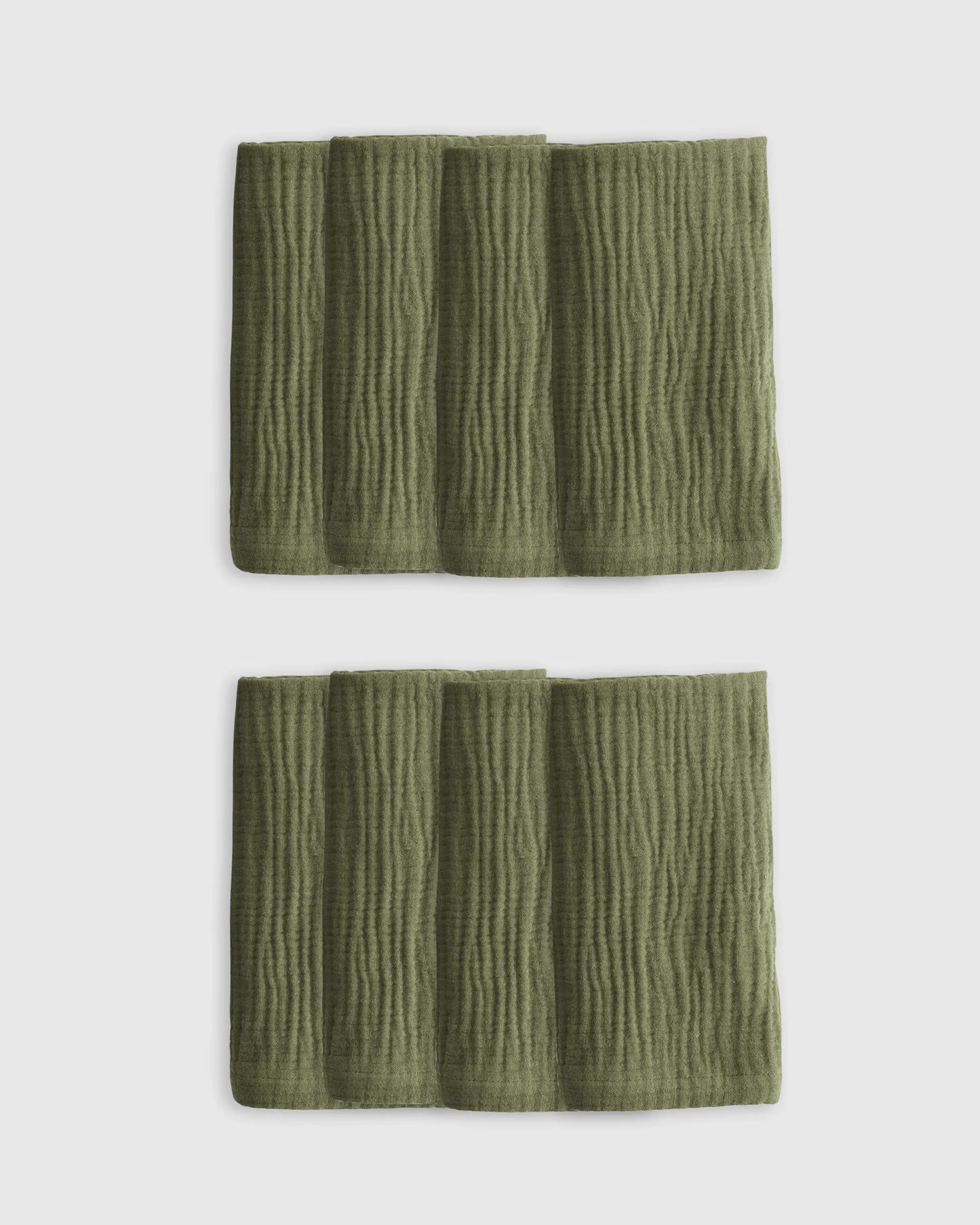 Organic Cotton Gauze Napkins (Set of 8) - One Size / Chocolate