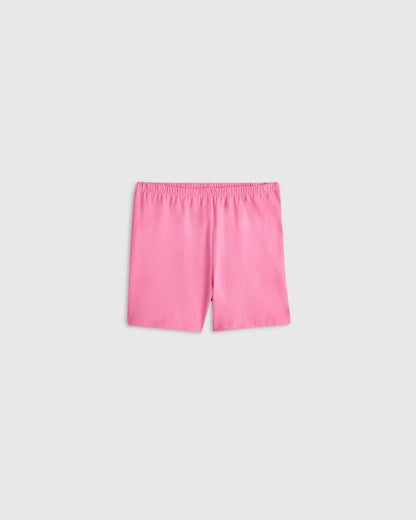 Organic Cotton Cartwheel Shorts - 6 / Soft Rose
