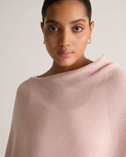 Lightweight Cotton Cashmere Nursing Shawl - One Size / Pale Custard Yellow