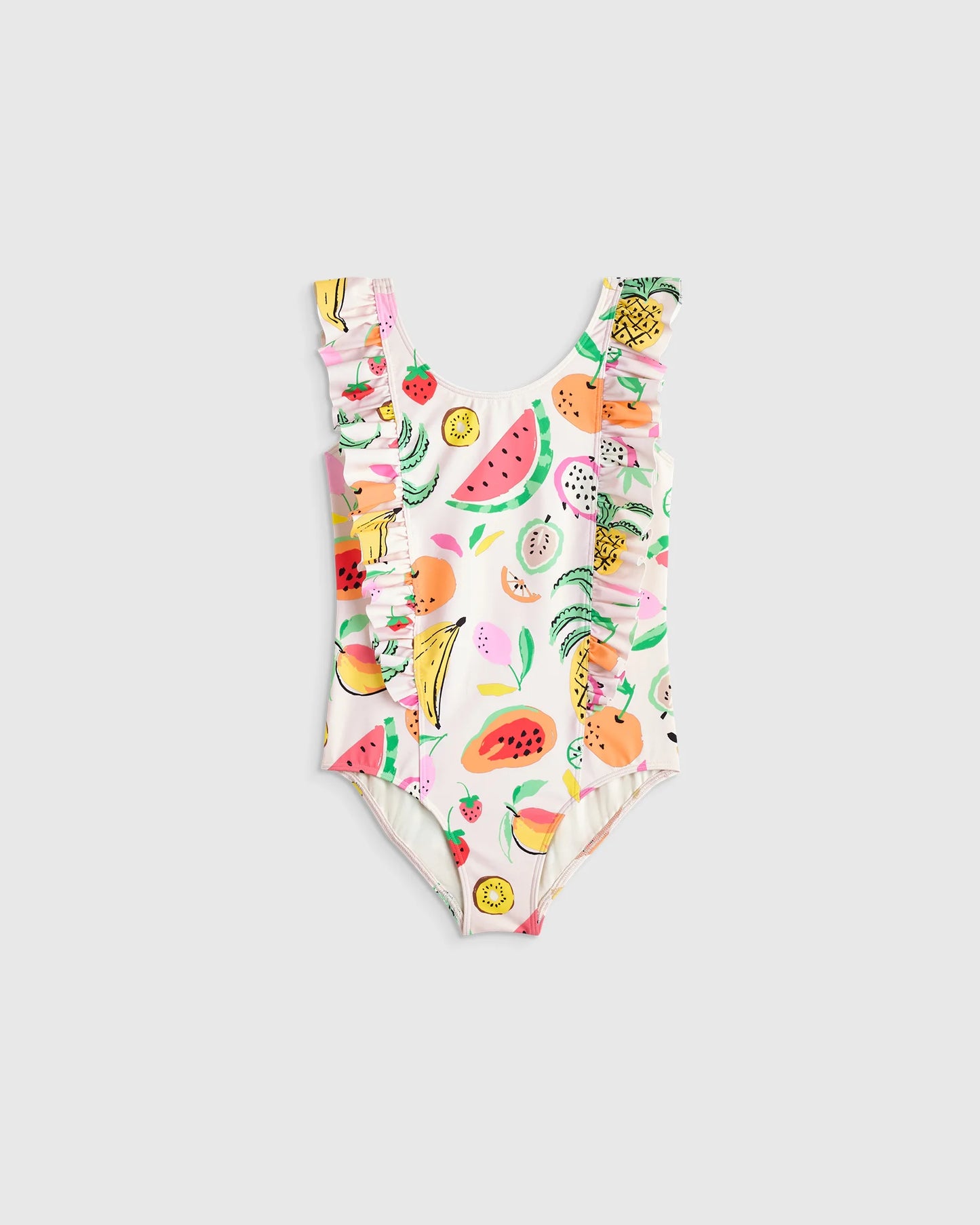 Ruffle One Piece Swimsuit - 6 / Soft Ditsy Floral