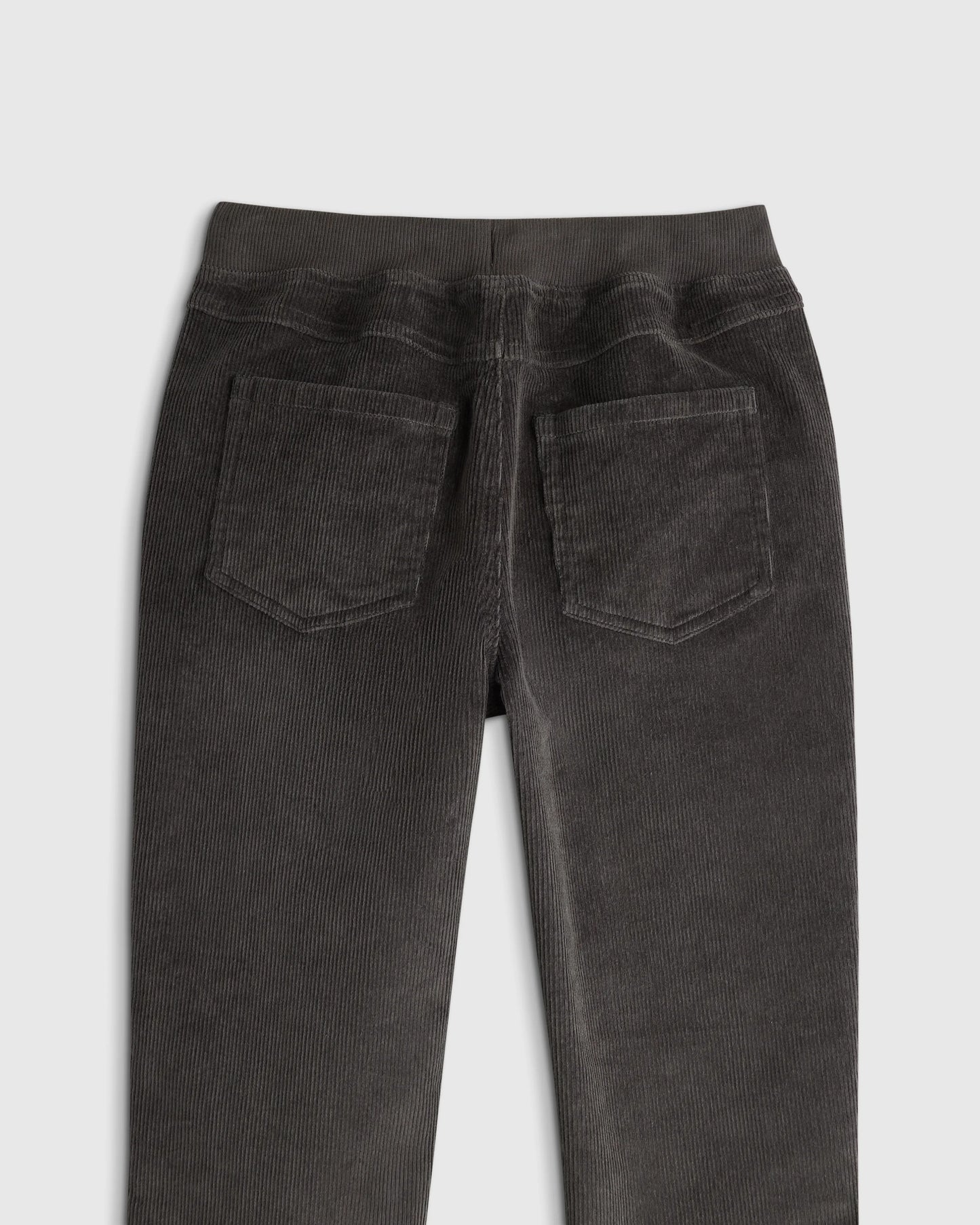 Organic Cotton Stretch Corduroy Pull-on Pant - 2T / Dark Coal