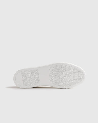 Italian Leather Everyday Sneaker - 7 / Black/Black