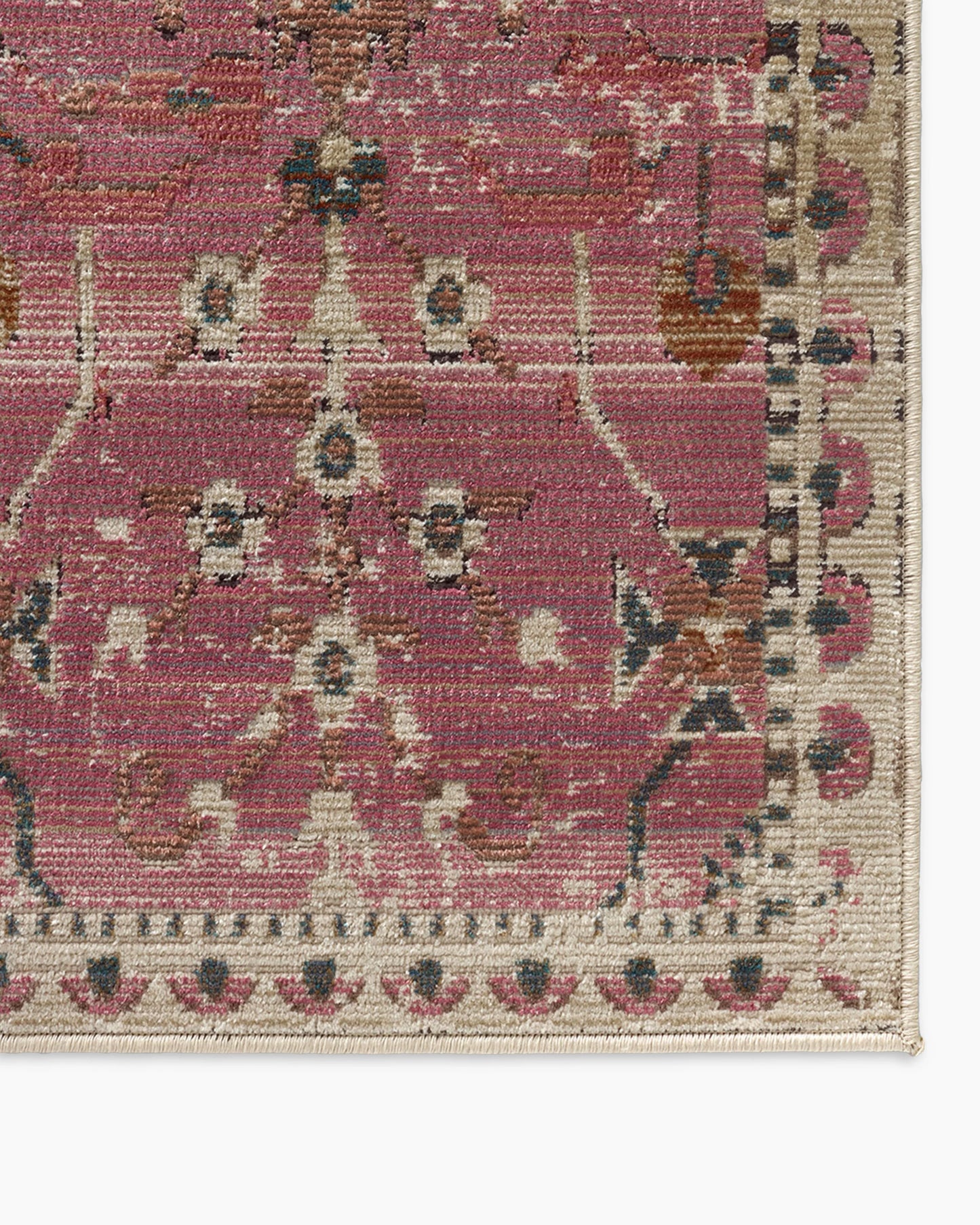 Talula Indoor/Outdoor Rug - 4' x 5'7" / Pink