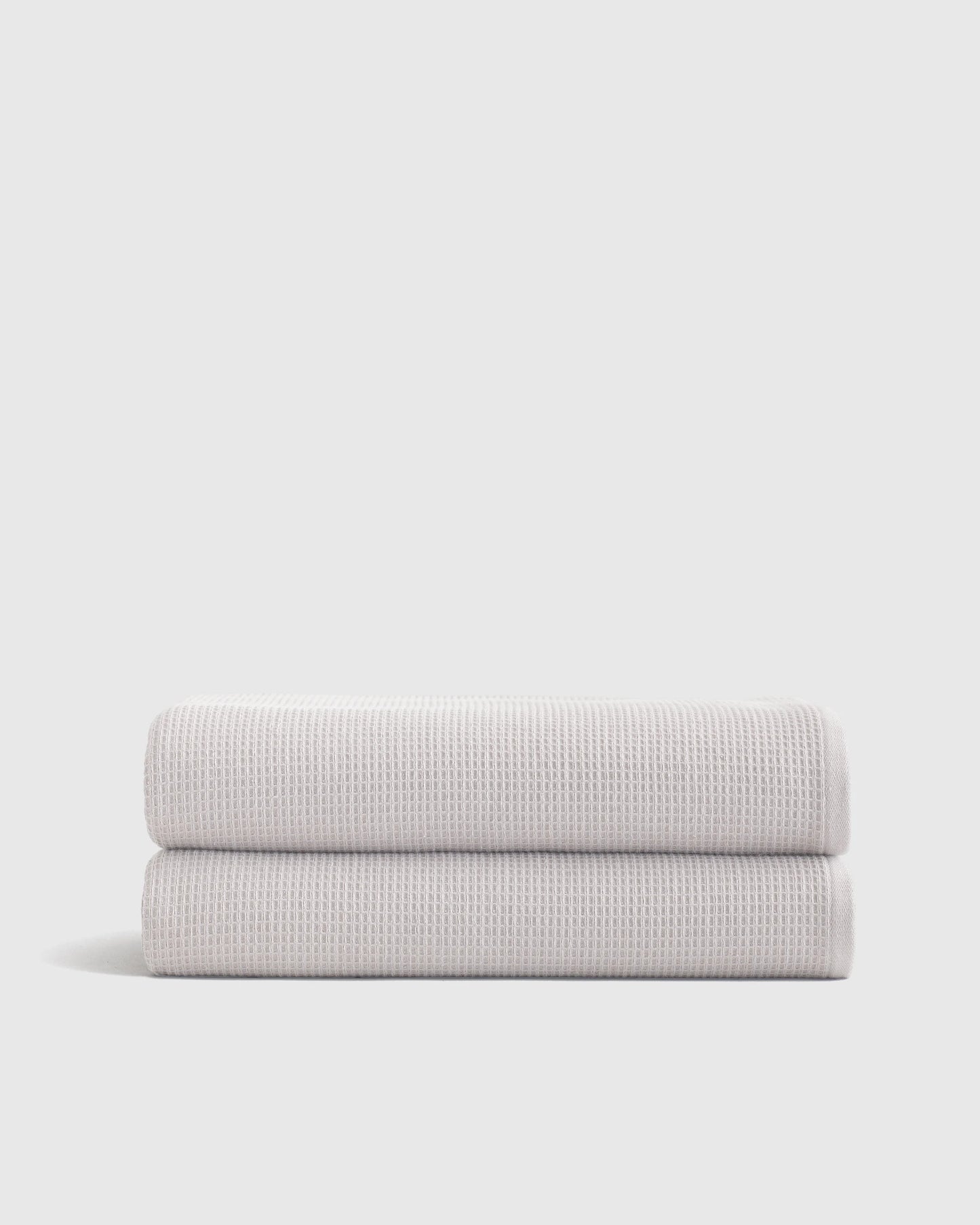 Turkish Waffle Terry Bath Sheet (Set of 2) - One Size / Ivory