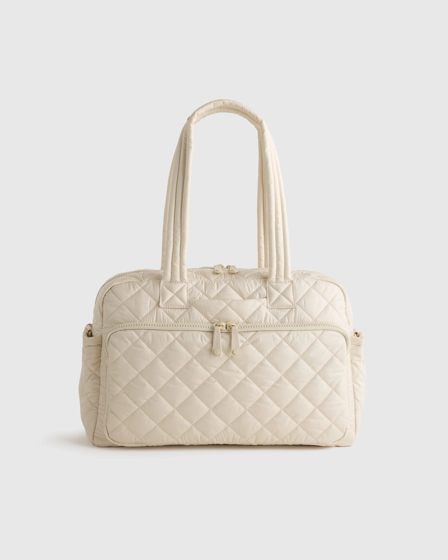 Transit Quilted Duffle Bag - One Size / Taupe Brown