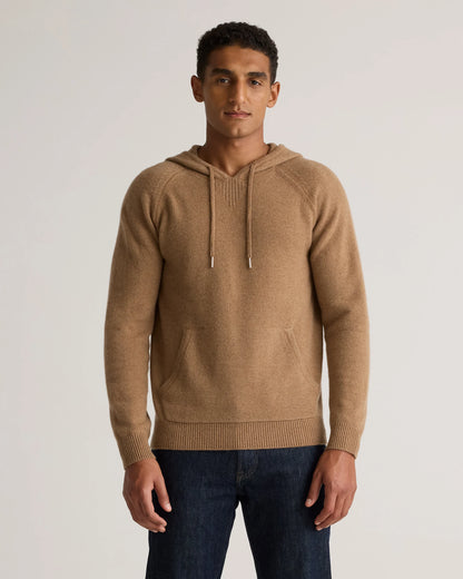 Mongolian Cashmere Pullover Hoodie - XS / Sea Spray Green