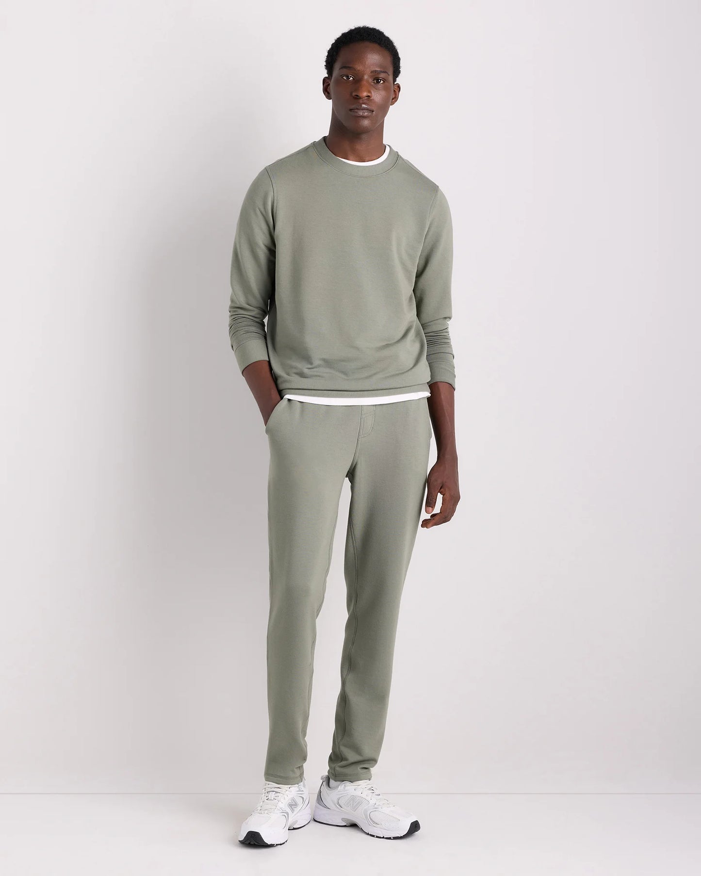 Supersoft Fleece Crew - XS / Heather Oatmeal