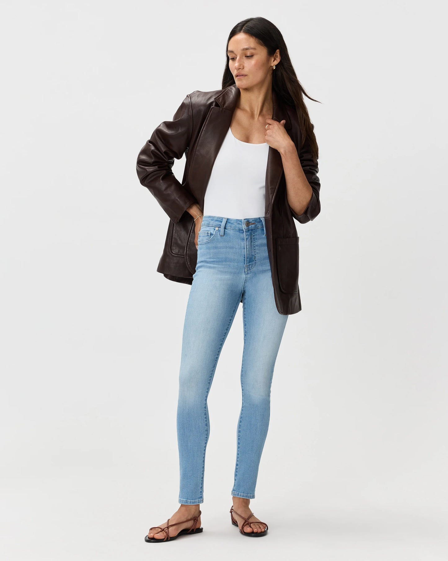 Bella Stretch Skinny Jeans - 24 / Black