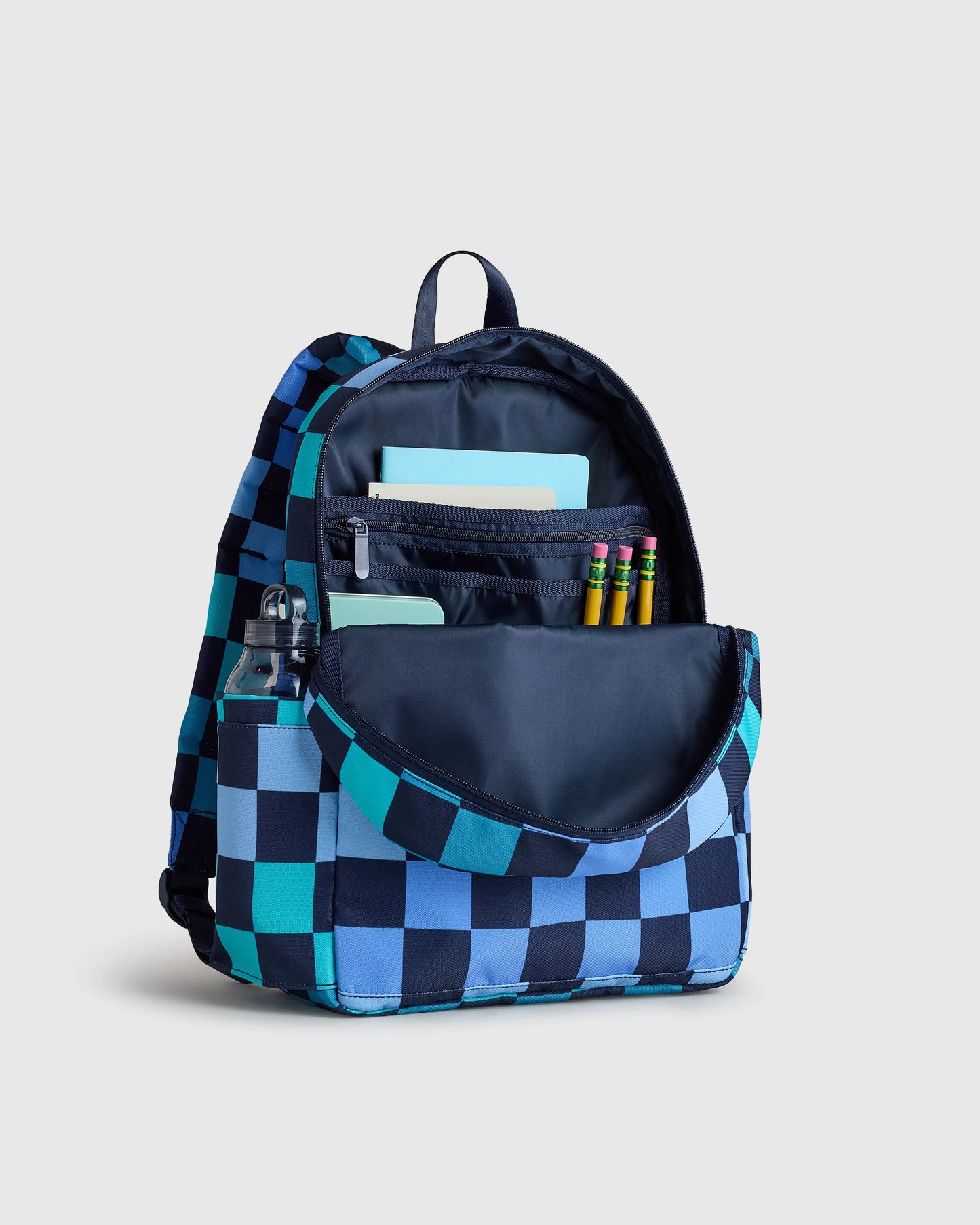 Recycled Double Pocket Backpack - One Size / Rainbow Clouds