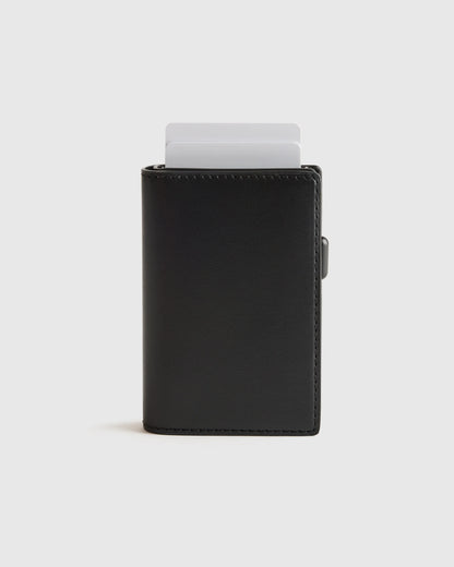 Italian Leather RFID Card Holder - One Size / Hickory