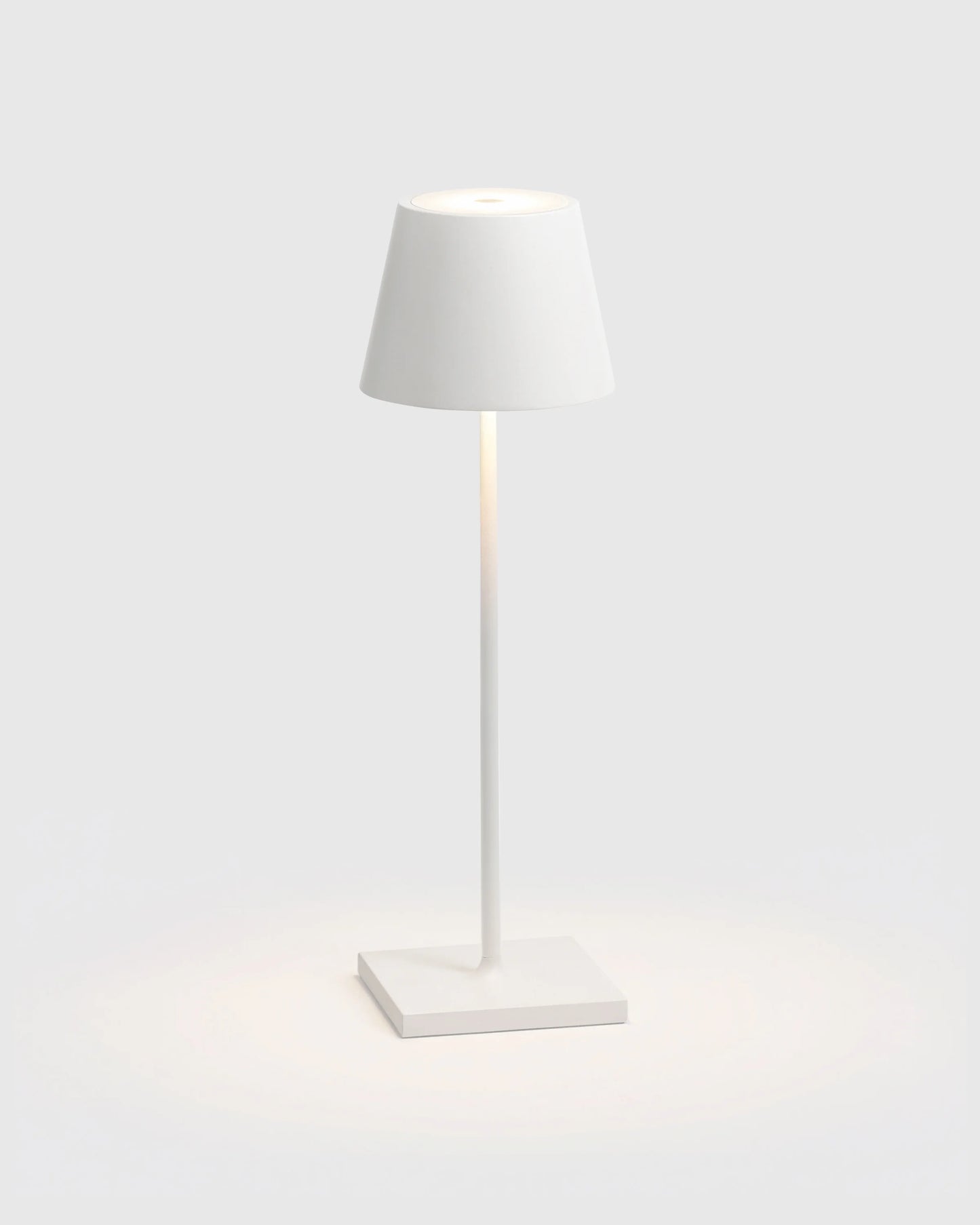 Poldina Pro Rechargeable Table Lamp by Zafferano - Regular / White