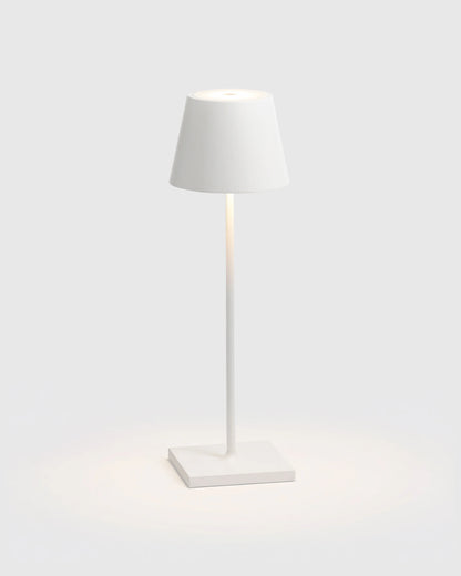 Poldina Pro Rechargeable Table Lamp by Zafferano - Regular / White