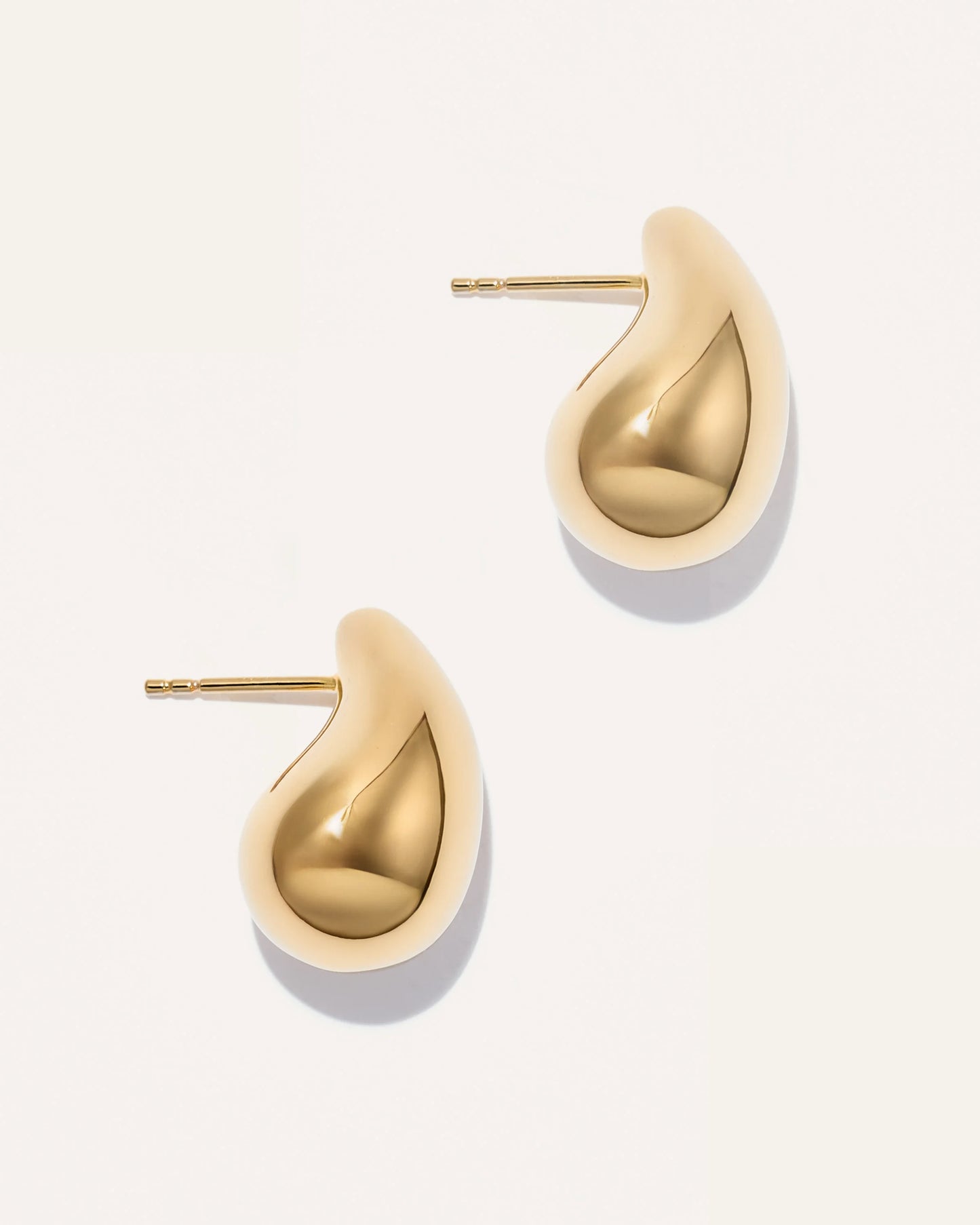 Teardrop Earrings - One Size / Gold Vermeil