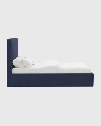 100% Linen Curved Bed - Full / Canvas