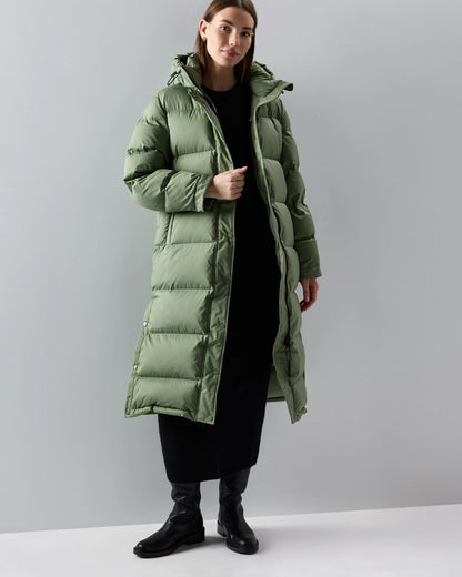 Responsible Down Long Puffer Jacket - XS / Black