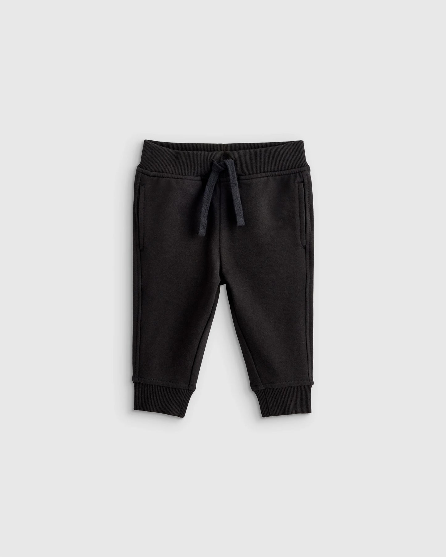 Organic Cotton French Terry Joggers - 3-6M / Blue Stars