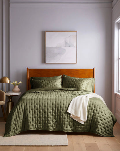 Bamboo Dream Quilt - Twin / Sage