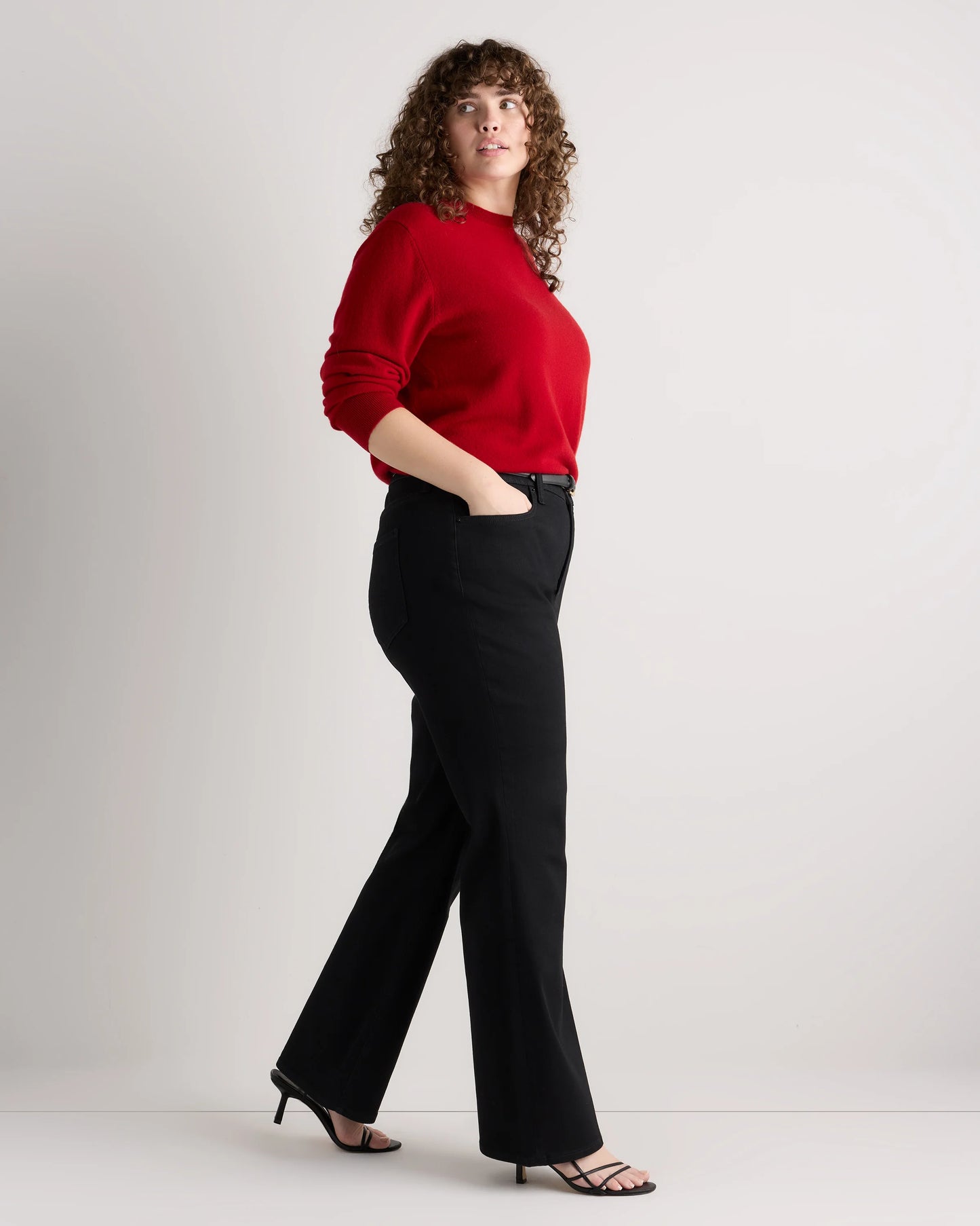 Luna Stretch Flare Jeans - 33 / Seaside Blue