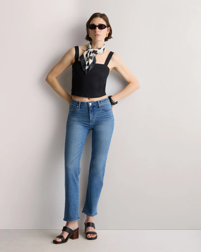 Bella Stretch Straight Jeans - 24 / Midnight Blue