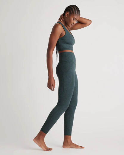 Ultra-Soft High-Rise Pocket Legging - XS / Heather Espresso