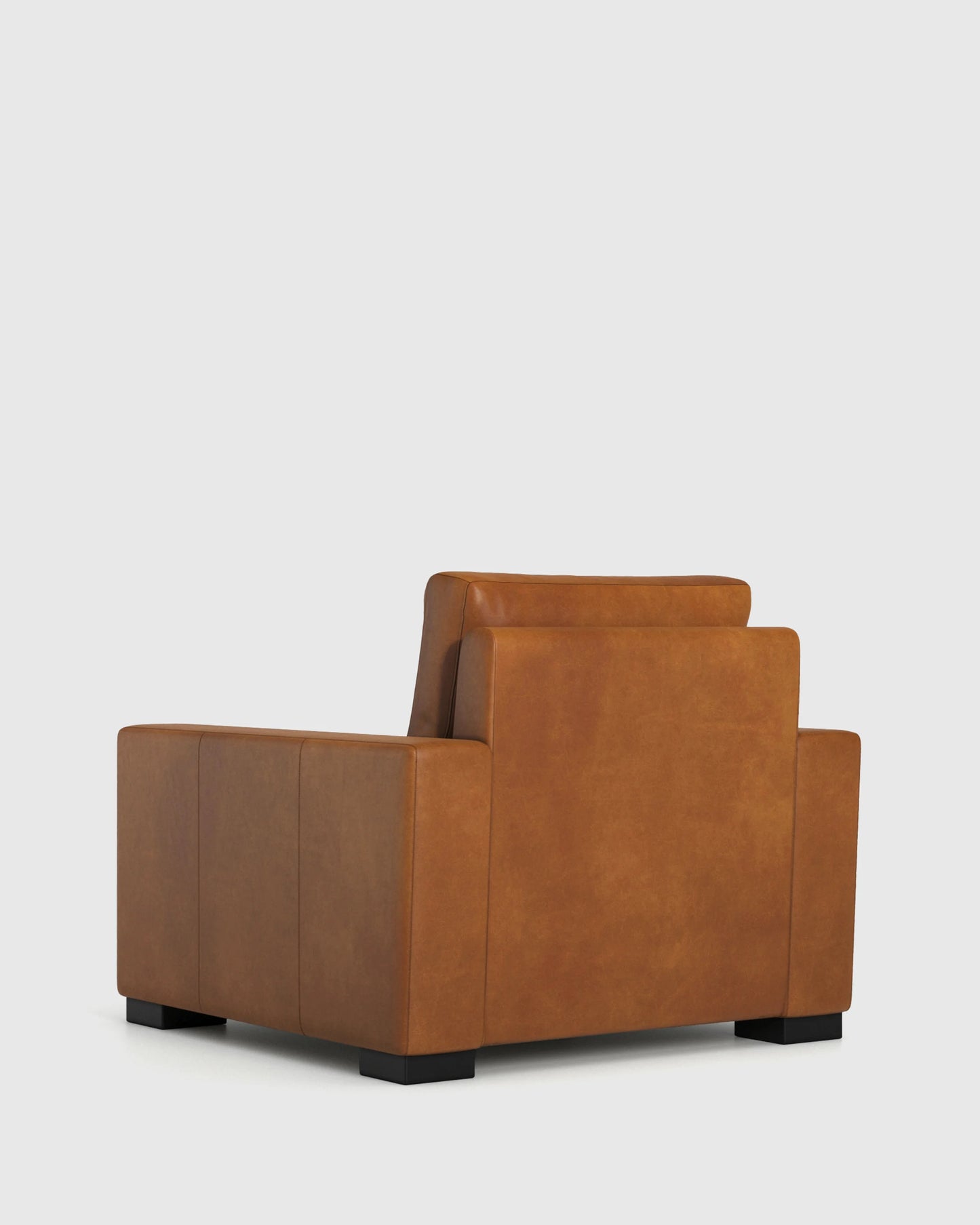 Stillman Accent Chair in Leather - One Size / Auburn