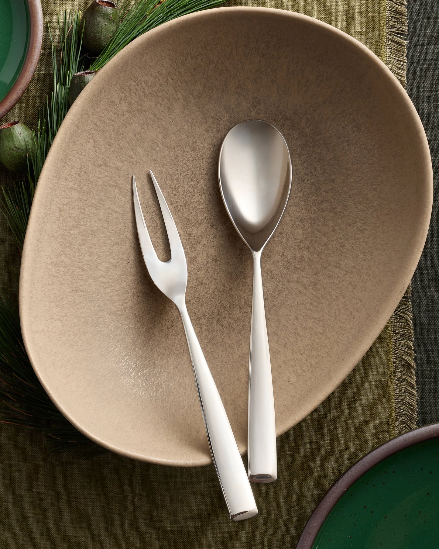 Arte 2-Pc Serving Utensil Set by Mepra - One Size / Polished Stainless Steel