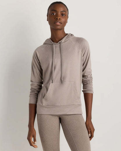 Flowknit Pullover Hoodie - XS / Heather Navy