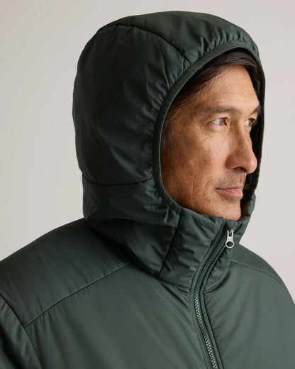 Hybrid Insulated Lightweight Hooded Jacket - S / Black