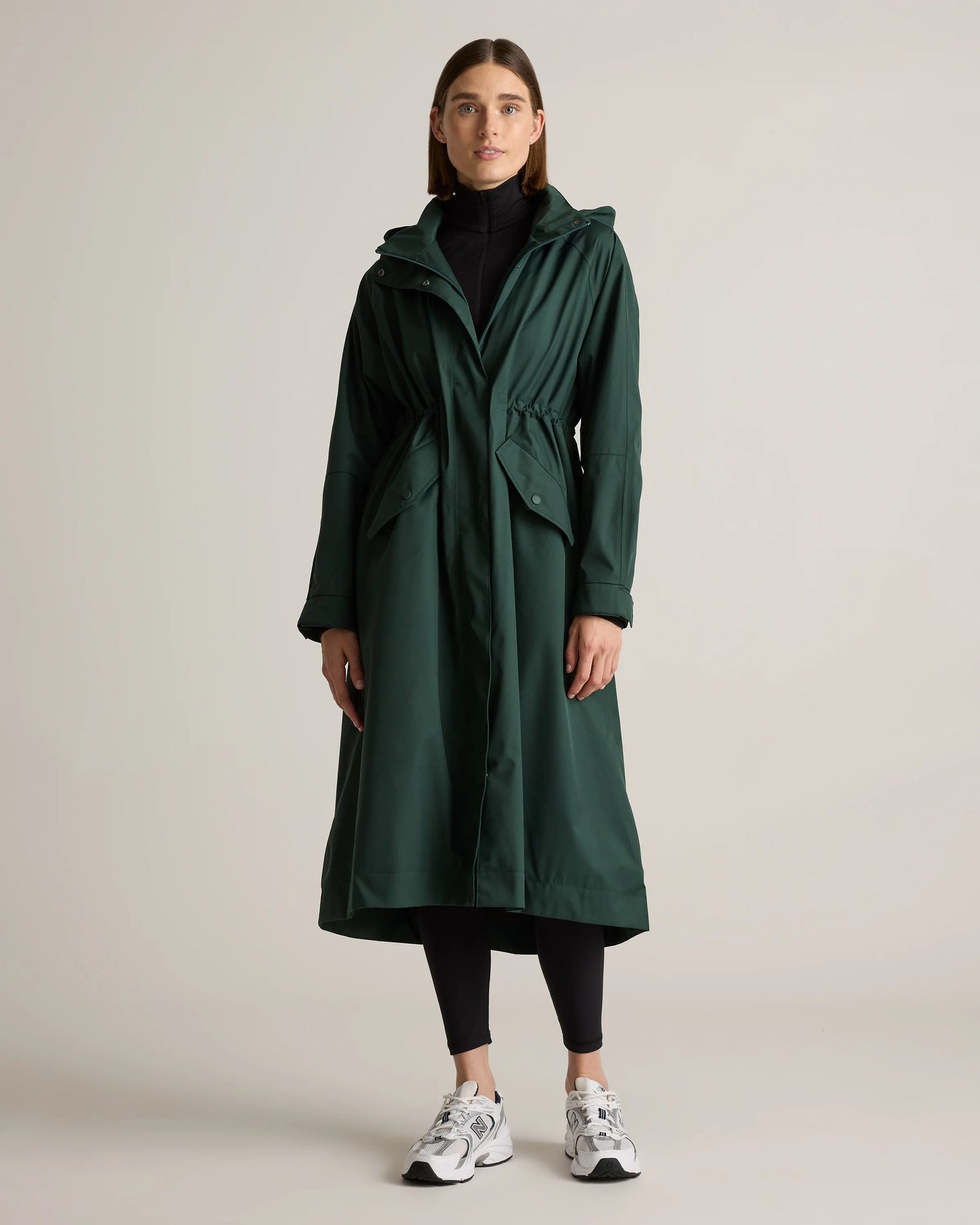 Weather Proof Rain Trench Coat - XS / Dark Spruce