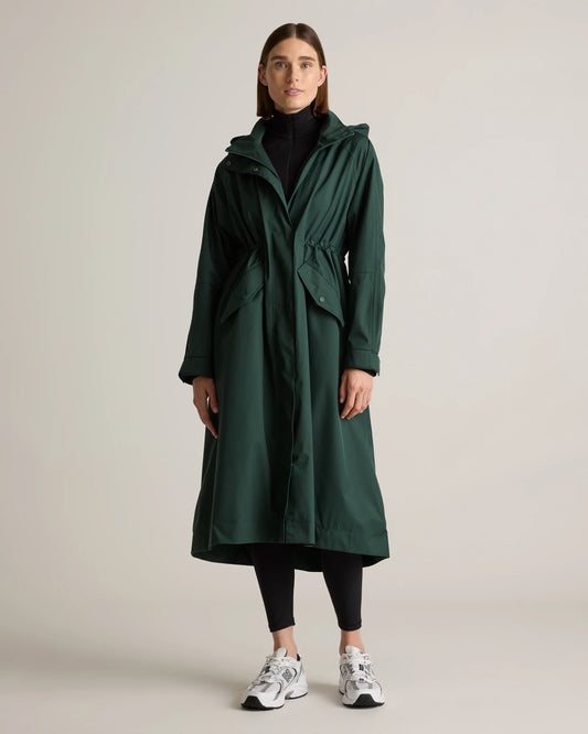 Weather Proof Rain Trench Coat - XS / Dark Spruce